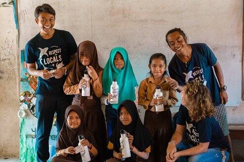 Plastic Free Paradise campaign @ Gili Air